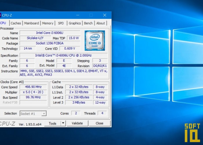 CPU-Z 2.08 for windows instal free